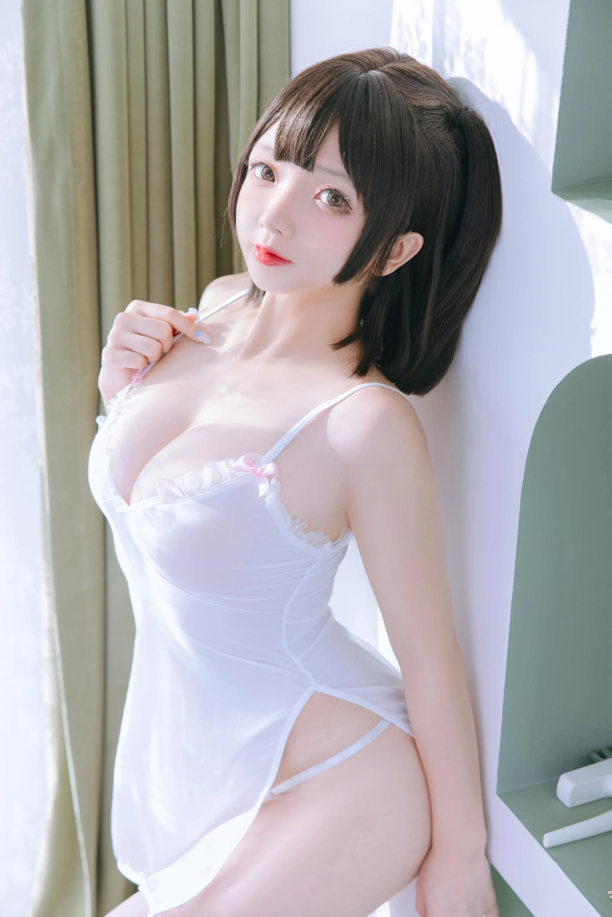 日奈娇 – NO.43 湿身小白裙 [70P]插图7